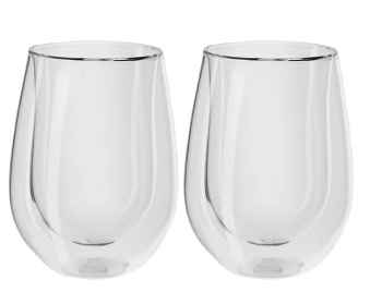 แก้วดับเบิ้ลวอลล์สำหรับไวน์ขาว